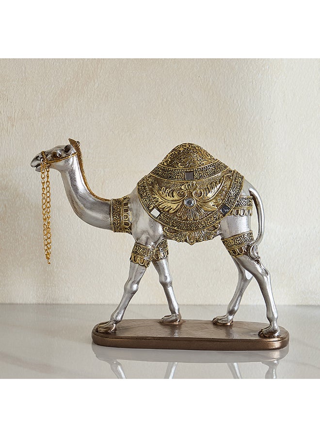 Home Box تمثال جمل من بوليريسين مع لمسات ذهبية - Image 2